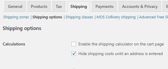 WooCommerce General Settings 2